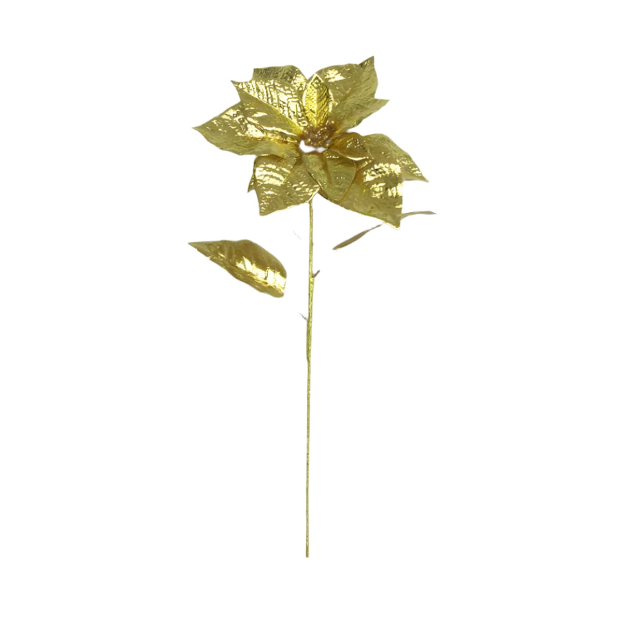 XM14283 METALLIC POINSETTIA SPRAY 20"