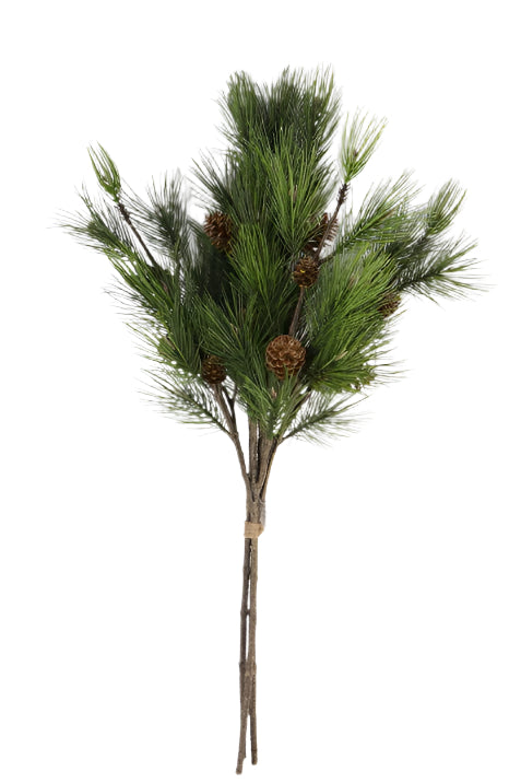 XM14318 NEEDLE PINE/PINECONE BUNDLEx3 48"