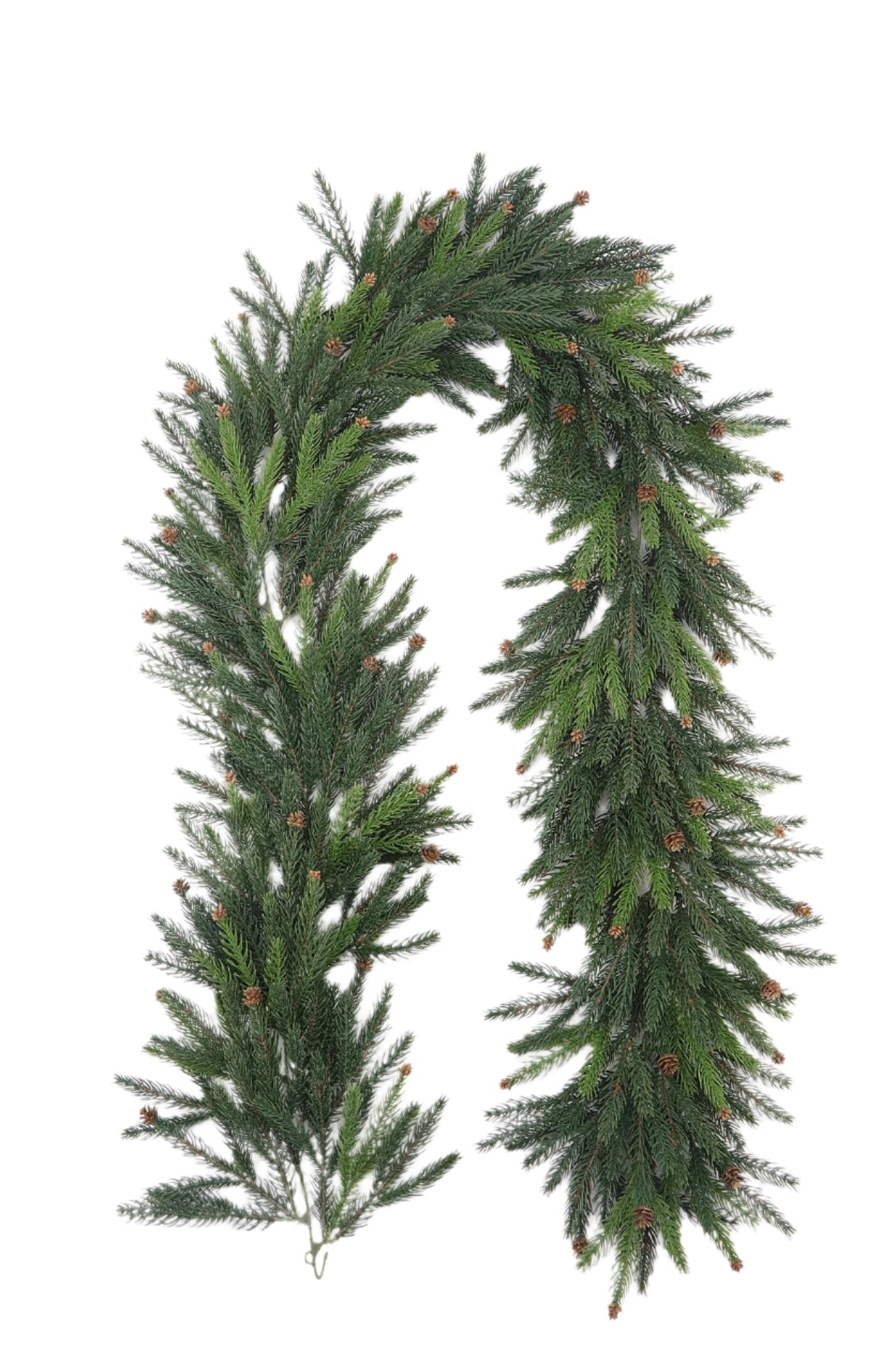 XM14319 NORFOLK PINE/PINECONE GARLAND 6'