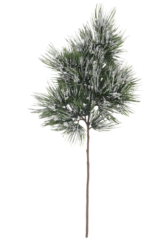 XM14324 SNOWY NEEDLE PINE SPRAY 27"