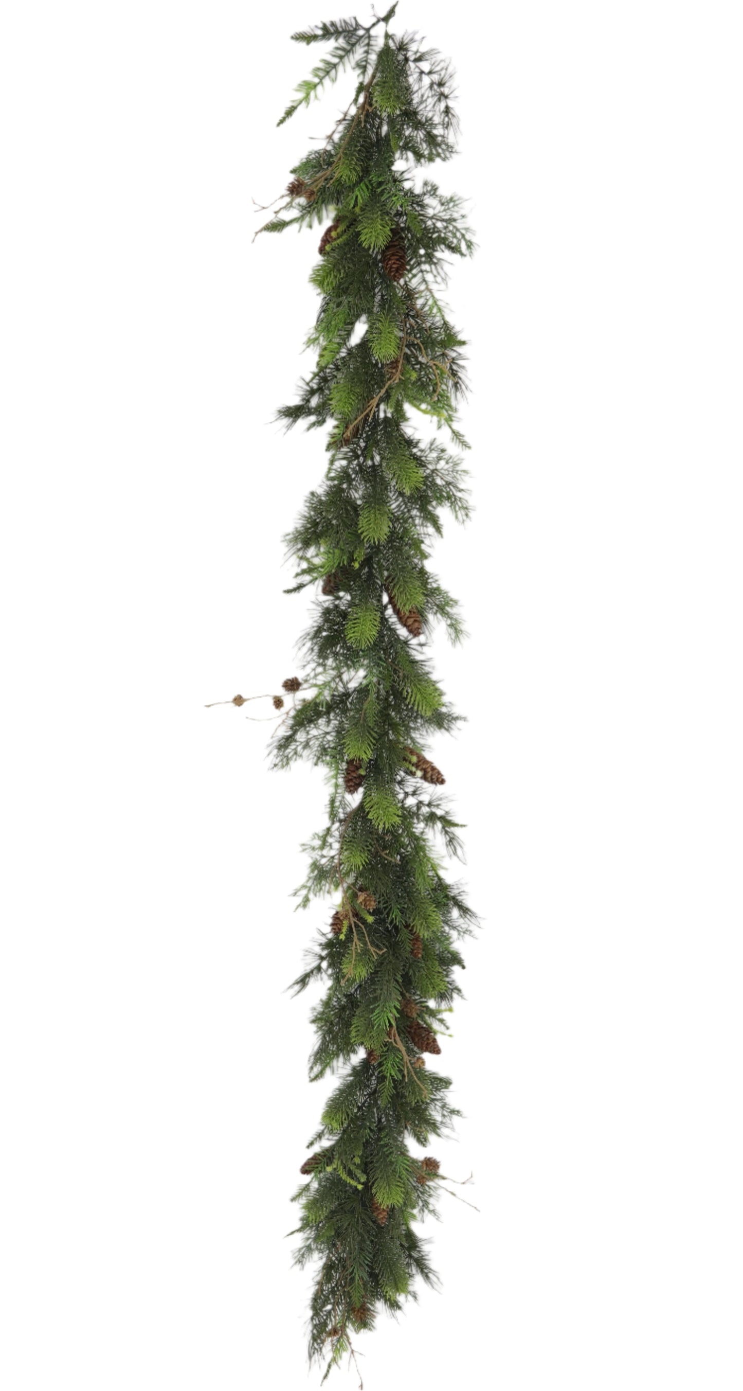 XM14331 MIXED PINE/PINECONE GARLAND 6'