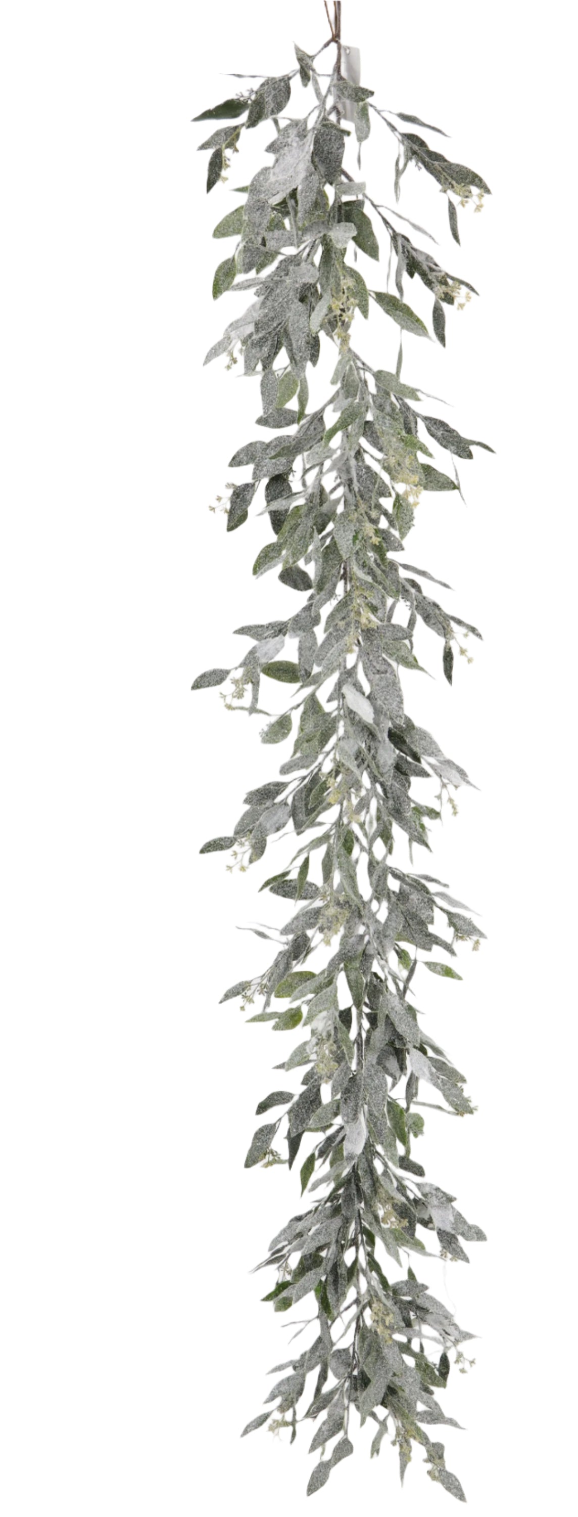 XM14336 SNOWY EUCALYPTUS w/SEED GARLAND 6'