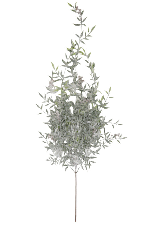 XM14340 SNOWY WEEPING WILLOW EUCALYPTUS SPRAY 47"