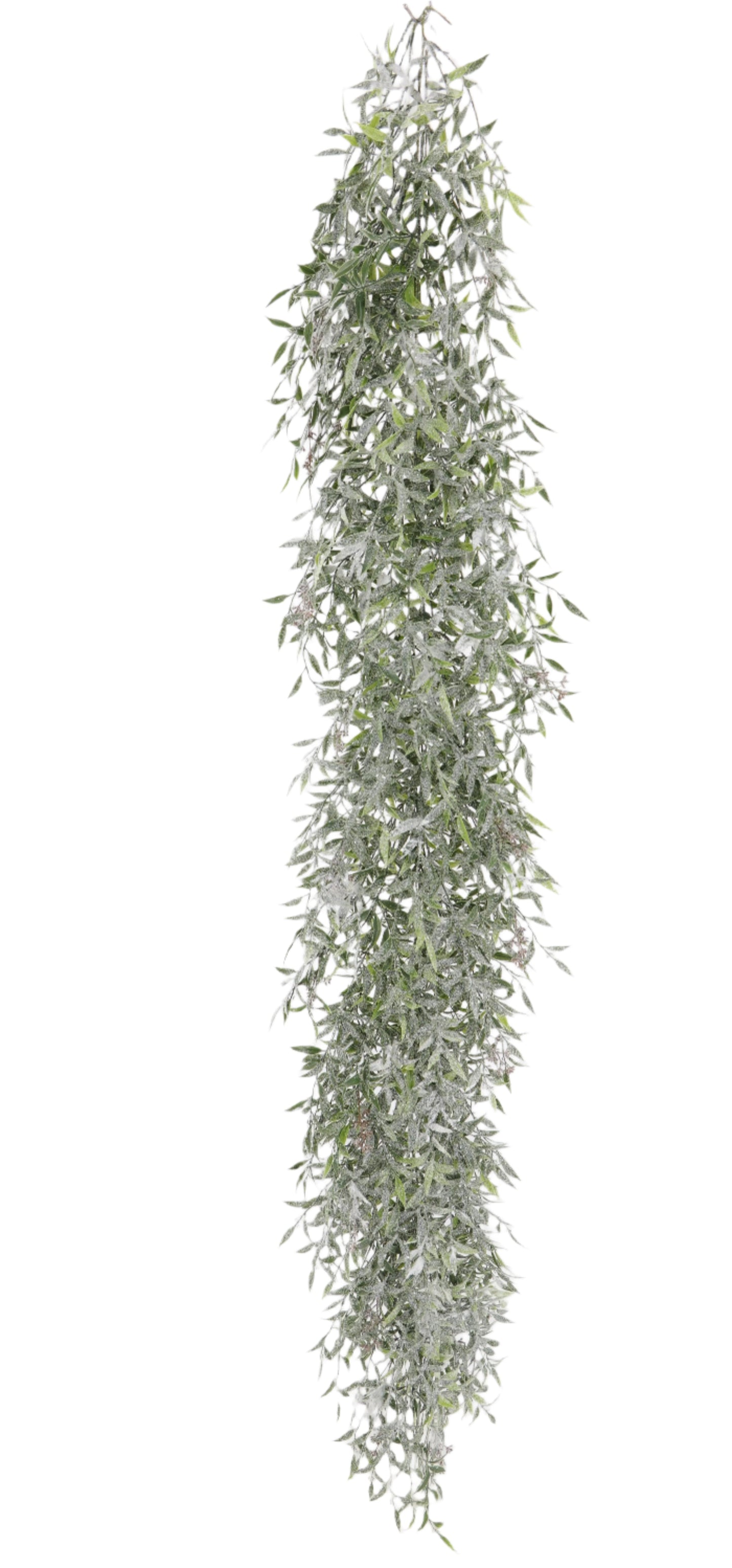 XM14349 SNOWY WEEPING WILLOW EUCALYPTUS GARLAND 6'