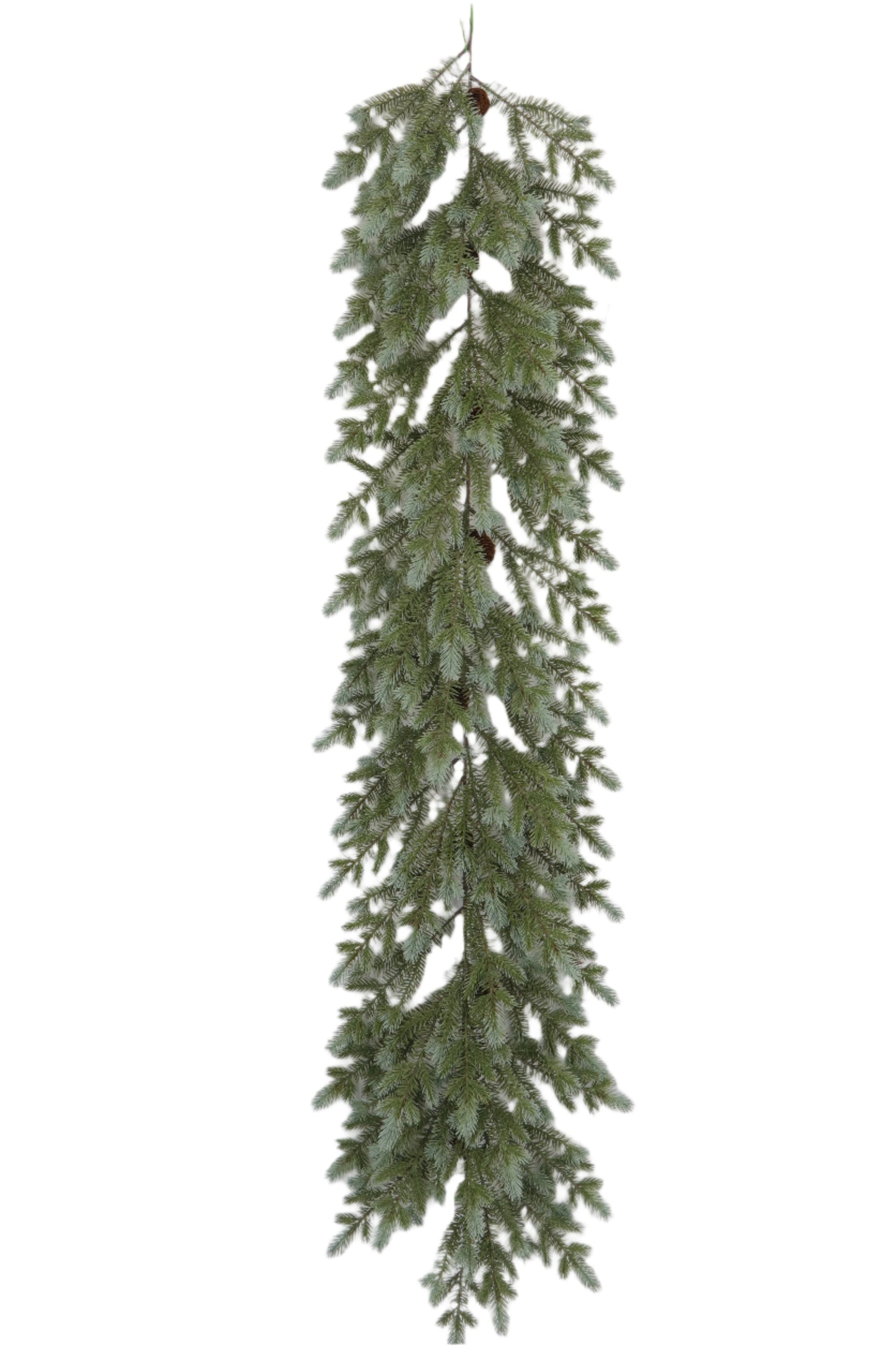 XM14352 BLUE SPRUCE/PINECONE GARLAND 6'