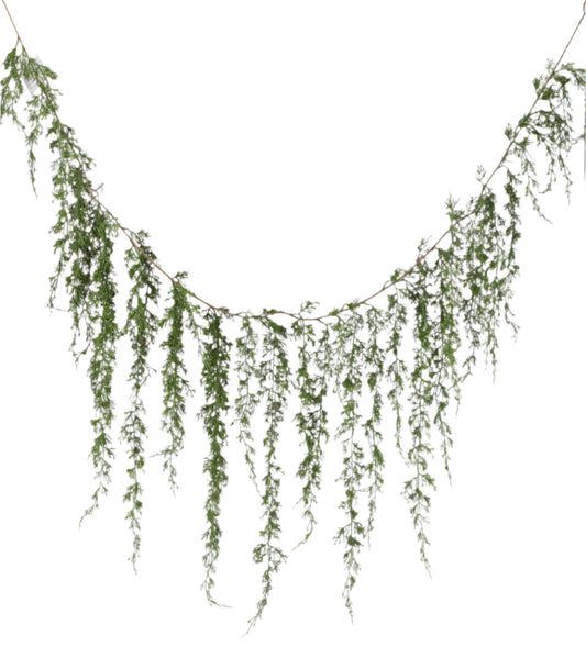 XM14362 CEDAR/BABY PINECONE WEEPING GARLAND 69"