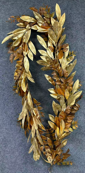 XM14442 MIXED METALLIC LAUREL GARLAND,6'