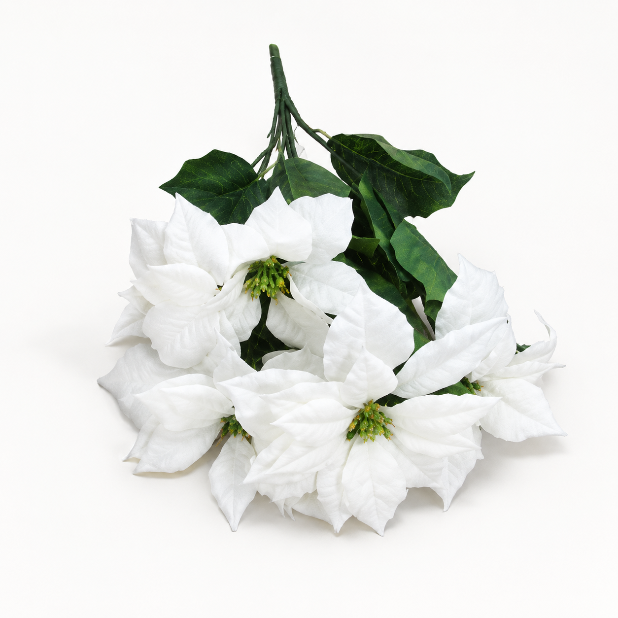 XM14481 VELVET POINSETTIA BUSHx5,20"
