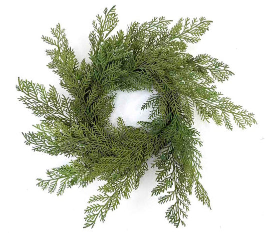 XM14523 HEMLOCK WREATH,18"