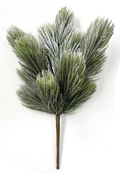 XM14577 FLOCKED NEEDLE PINE BUSH,20"