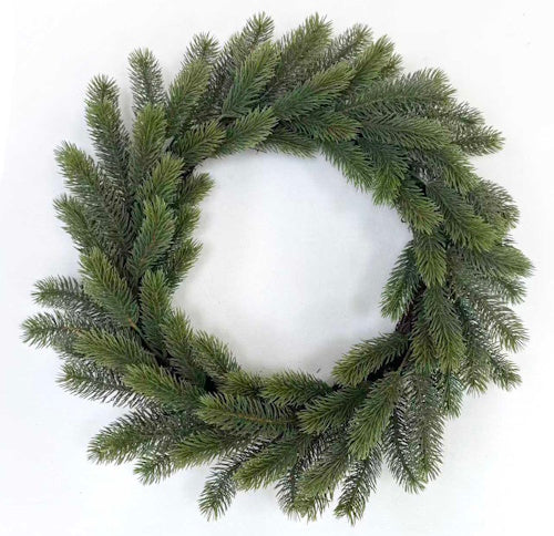 XM14584 BLUE SPRUCE WREATH,24"