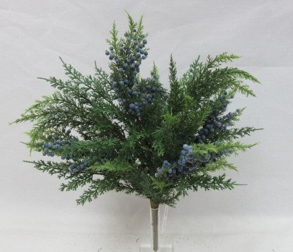 XM14623 CEDAR w/BLUE BERRY BUSH,18"
