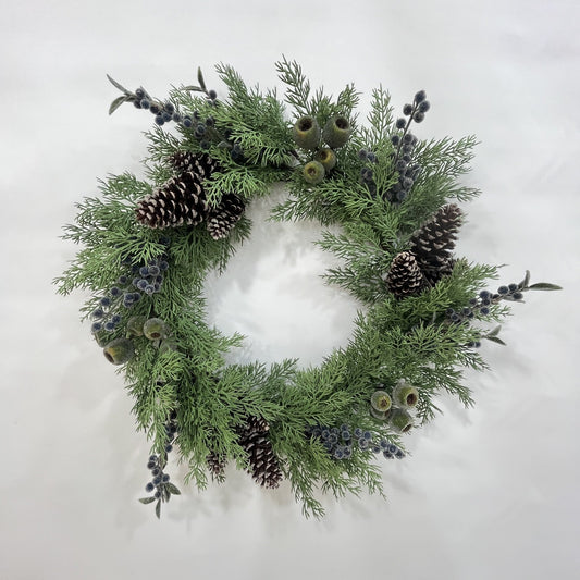 XM14718 MIXED CEDAR/ICE BL BERRY/PCONE WRTH,24"