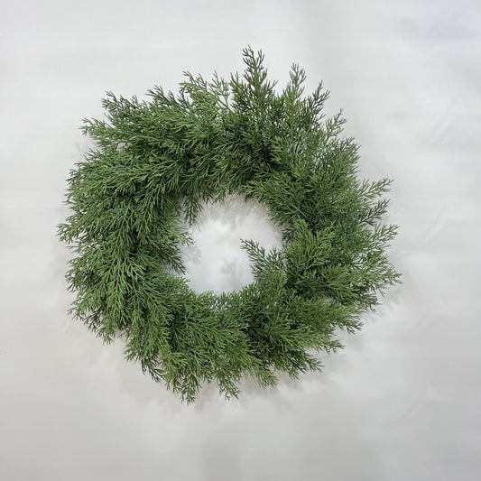XM14727 SOFT CEDAR WREATH,24"