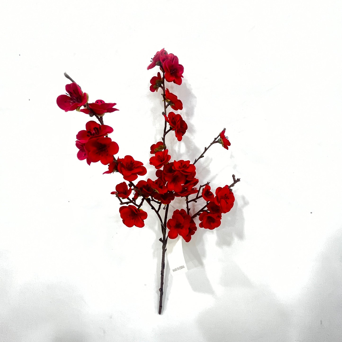 XM14745 VELVET PLUM BLOSSOM SPRAY,18"