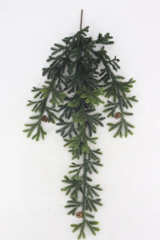 XM14761 PINE/PINECONE WEEPING SPRAY,31"