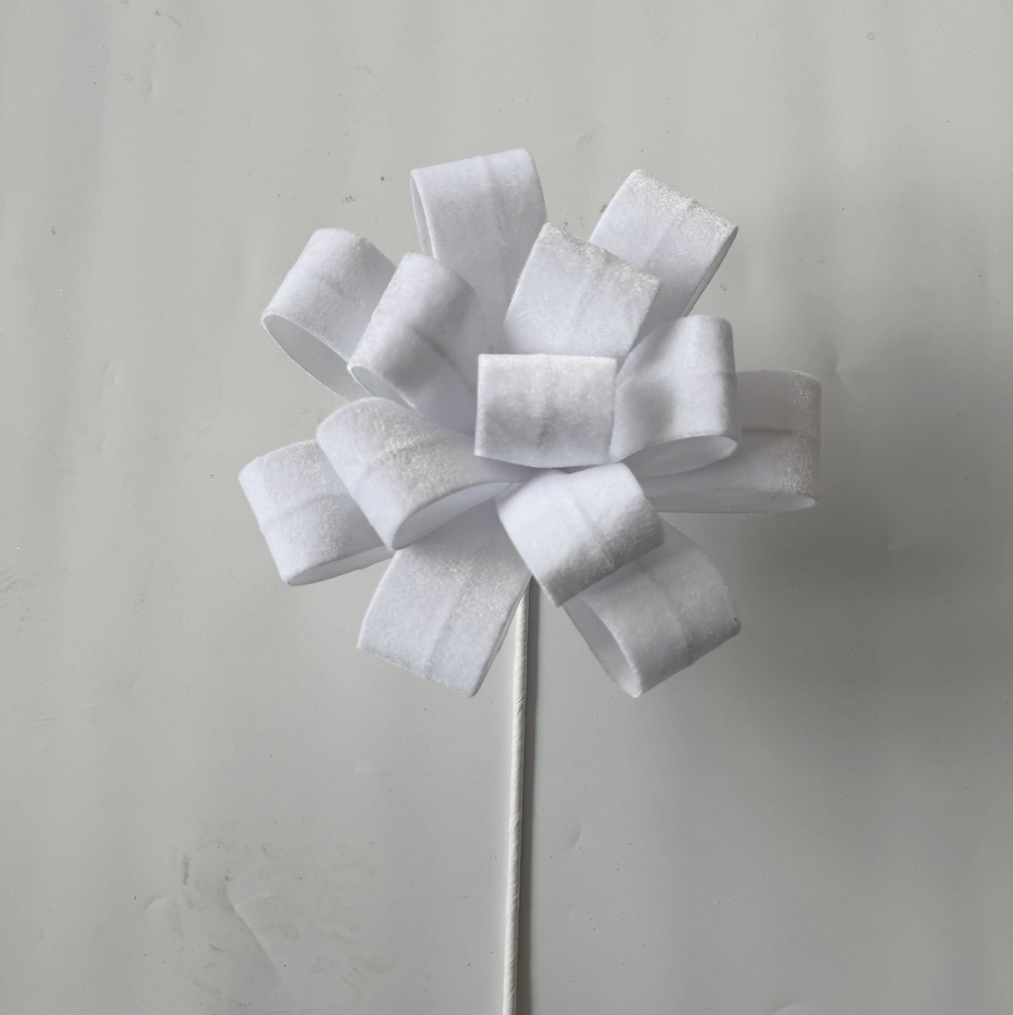 XM14822 VELVET BOW POINSETTIA SPRAY,D8x19.5"