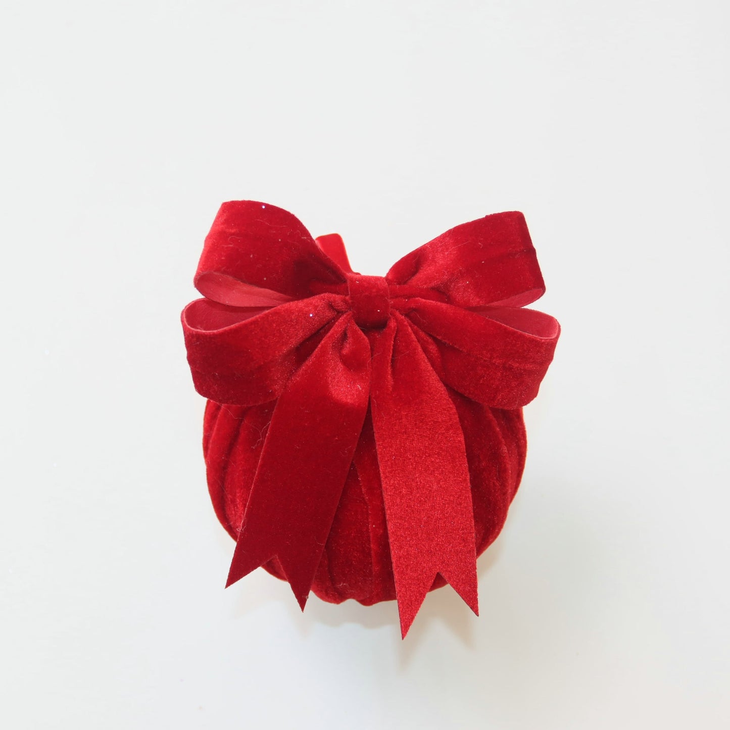 XM14829 VELVET BALL ORNAMENT,10.5"
