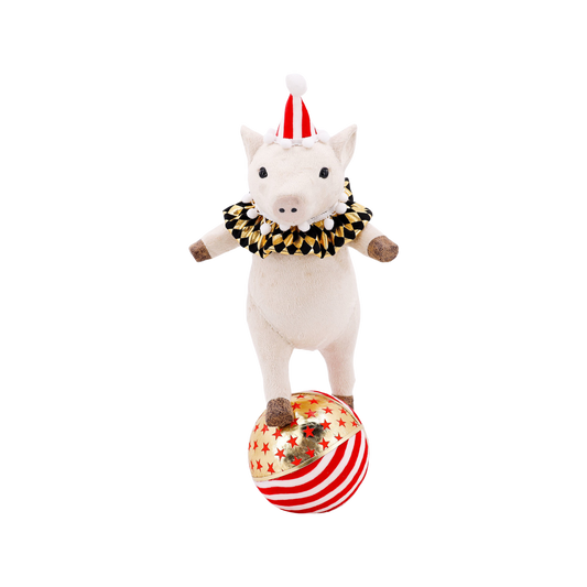 XM20053 PIG ON XMAS BALL,21in-4P