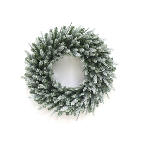 XM40194 FROSTED HUDSON PINE WREATH 30in-2P
