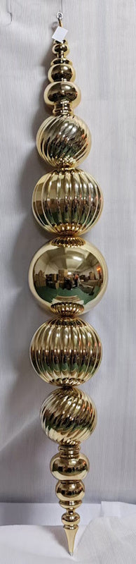 XO1001 PLASTIC FINIAL ORNAMENT 6'