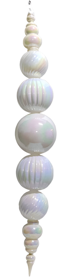 XO1011 PLASTIC FINIAL ORNAMENT 6'