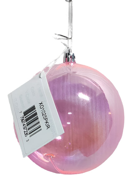 XO1025 PLASTIC ORNAMENT 4"