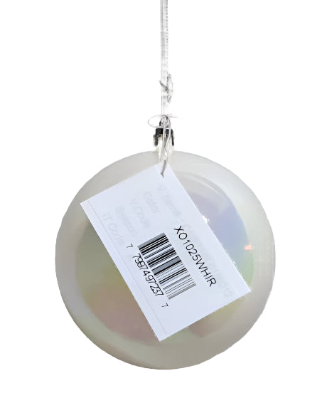 XO1025 PLASTIC ORNAMENT 4"