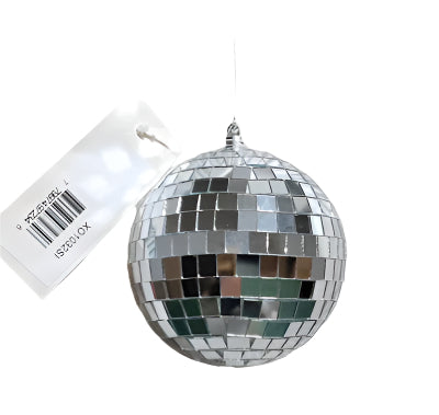 XO1032 PLASTIC MIRROR ORNAMENT 4"