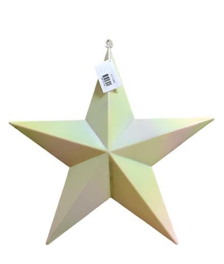 XO1038 PLASTIC STAR ORNAMENT 16"