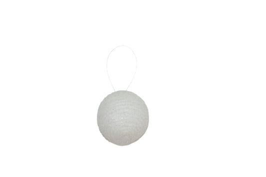 XO1053 SNOWBALL ORNAMENT D4"