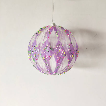 XO1111 DIAMOND BALL w/SPRINKLE,6"