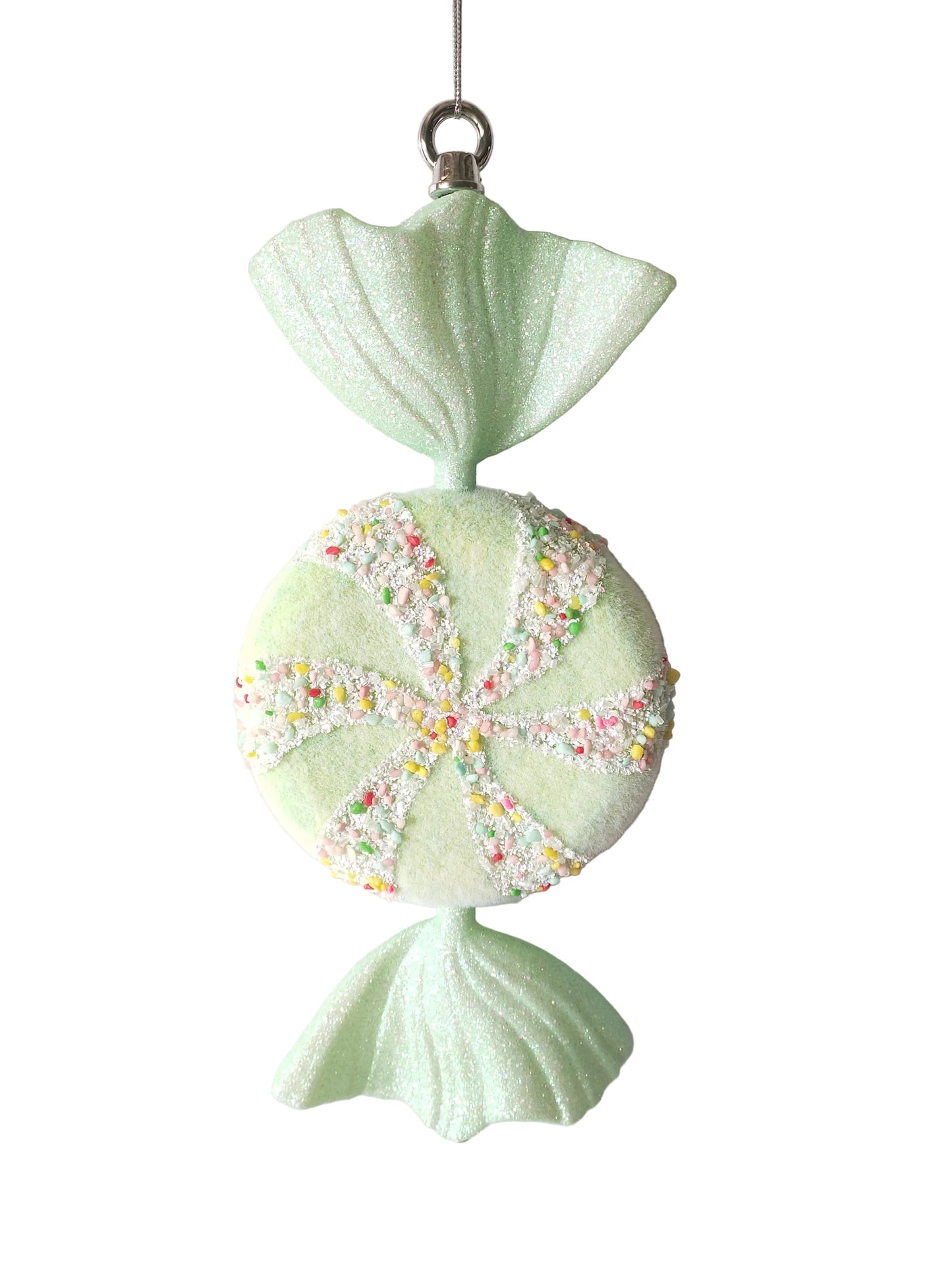 XO1115 CANDY ORN w/BEADS,12"