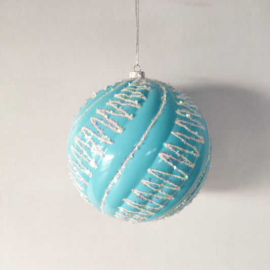 XO1118 SWIRL BALL w/GLITTER,8"