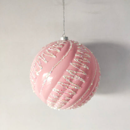 XO1118 SWIRL BALL w/GLITTER,8"