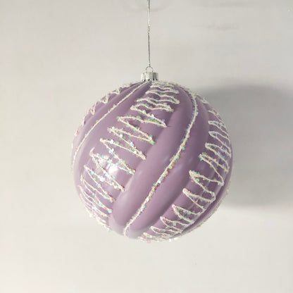 XO1118 SWIRL BALL w/GLITTER,8"