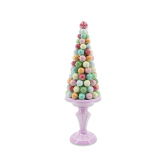 XR13048 RESIN CANDY TOPIARY ON STD 12.5"