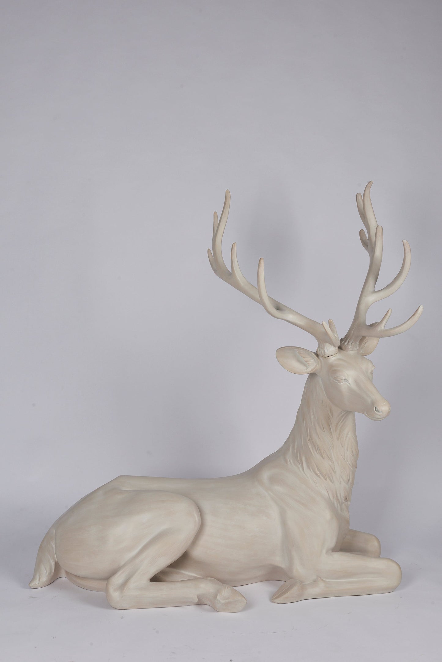 XR13133 RESIN LYING REINDEER,49.5in