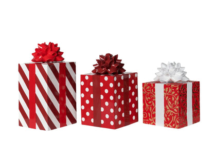 XR13166 RESIN GIFT BOX (S/3) 16/14/12"