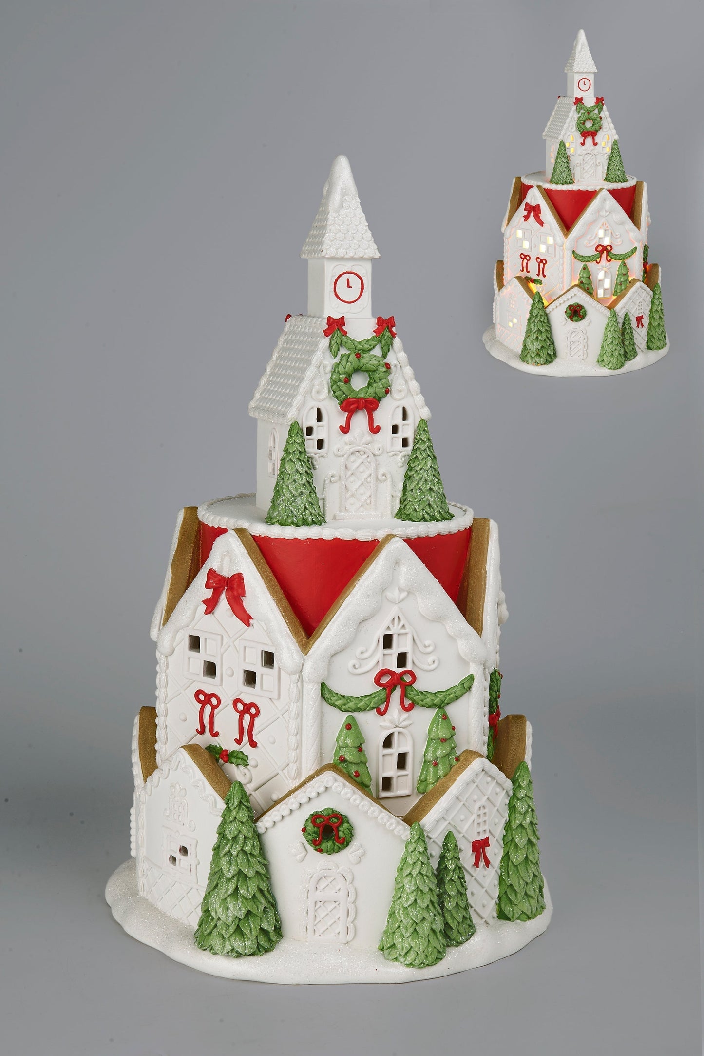 XR13170 GINGERBREAD HOUSE w/LED,20.5in