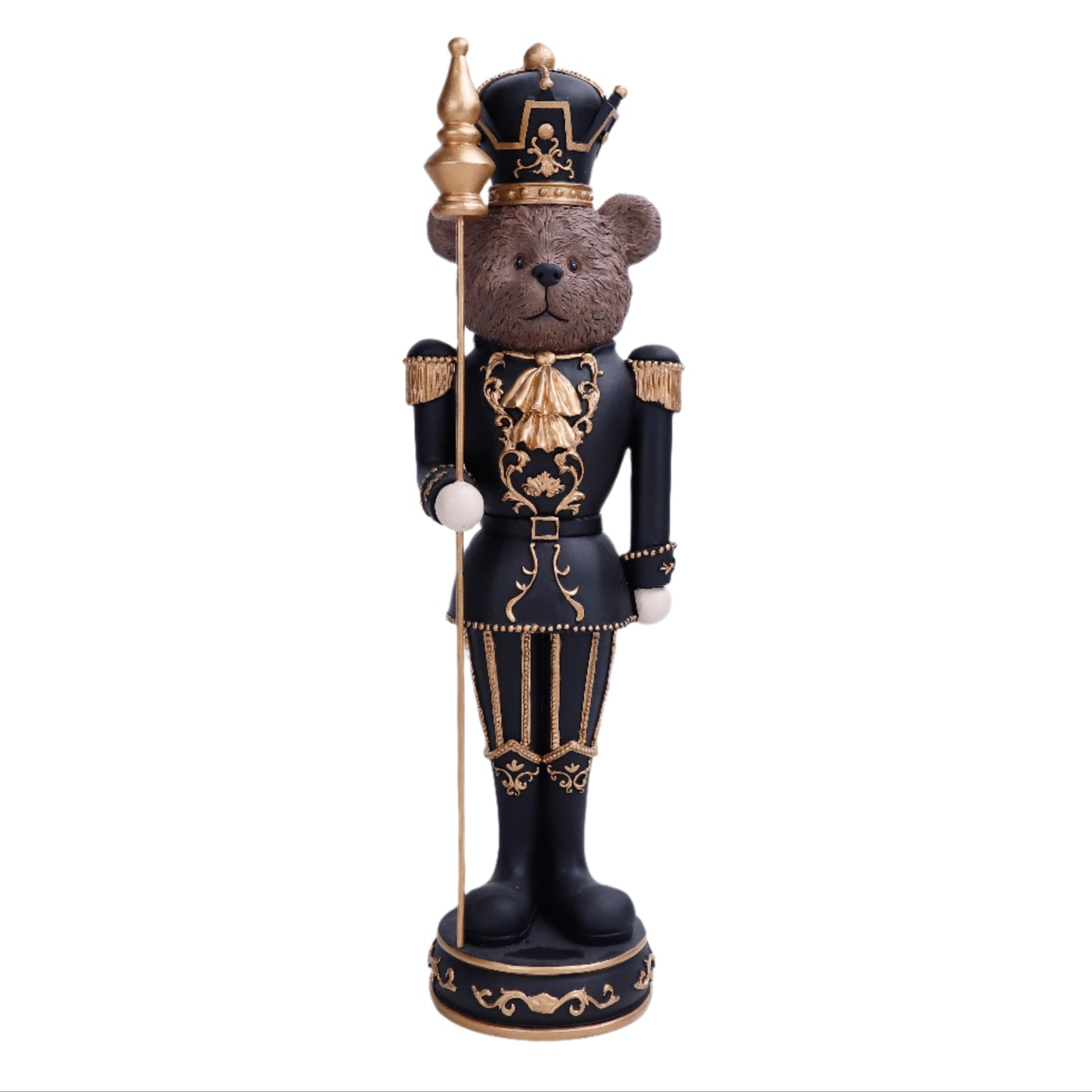 XR13216 RESIN BEAR NUTCRACKER 18.5"