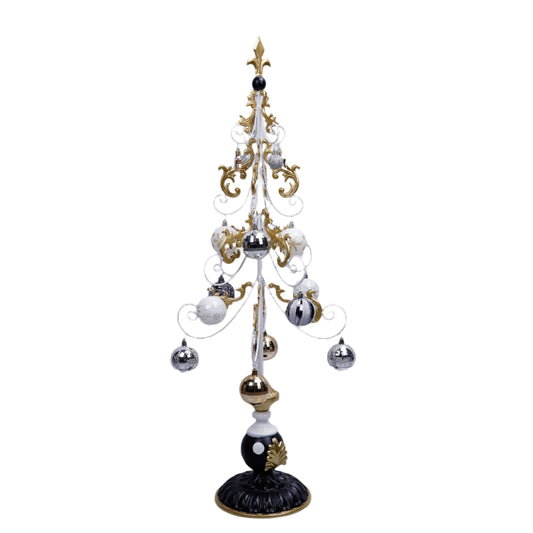 XR13239 METAL ORNAMENT TREE TP 37.5"