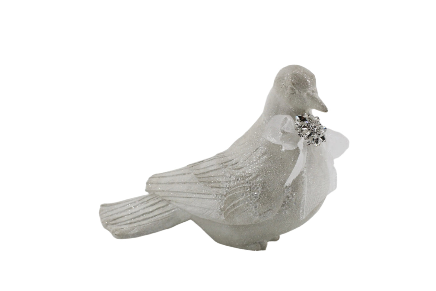 XR13276 RESIN/GLT PIGEON w/GEM 5.5"