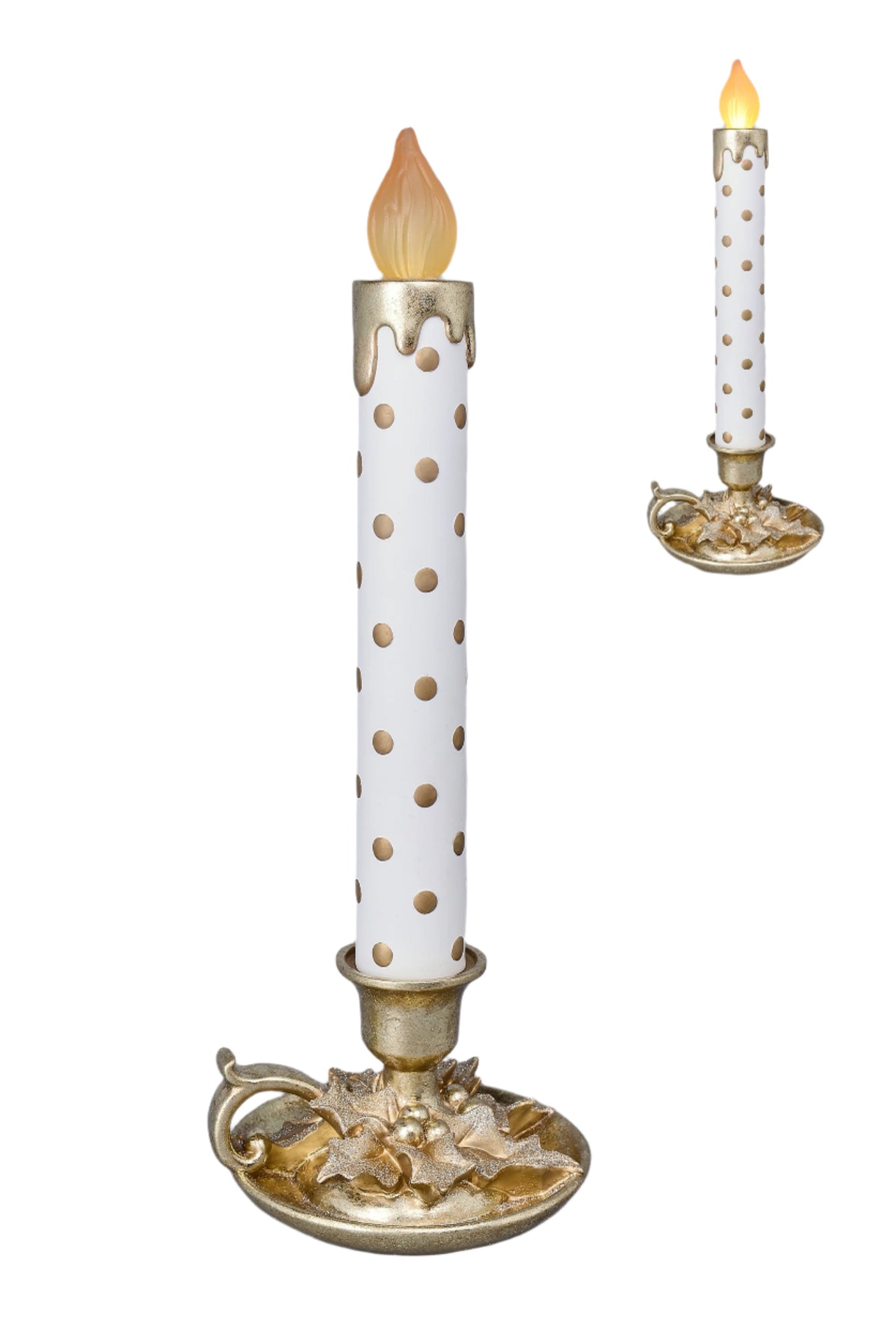 XR13283 RESIN LED CANDLE w/DOT 20"