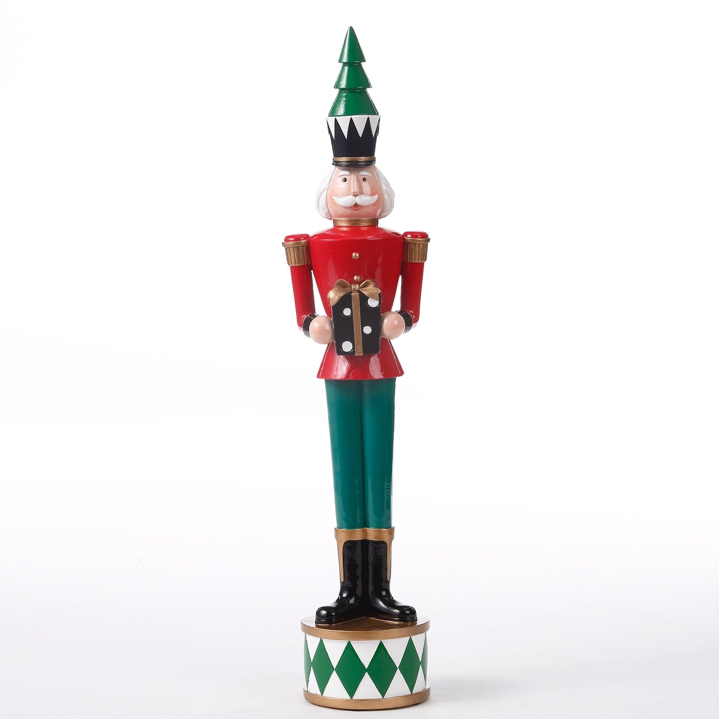 XR13327 RESIN NUTCRACKER w/GIFT BOX 18.5"