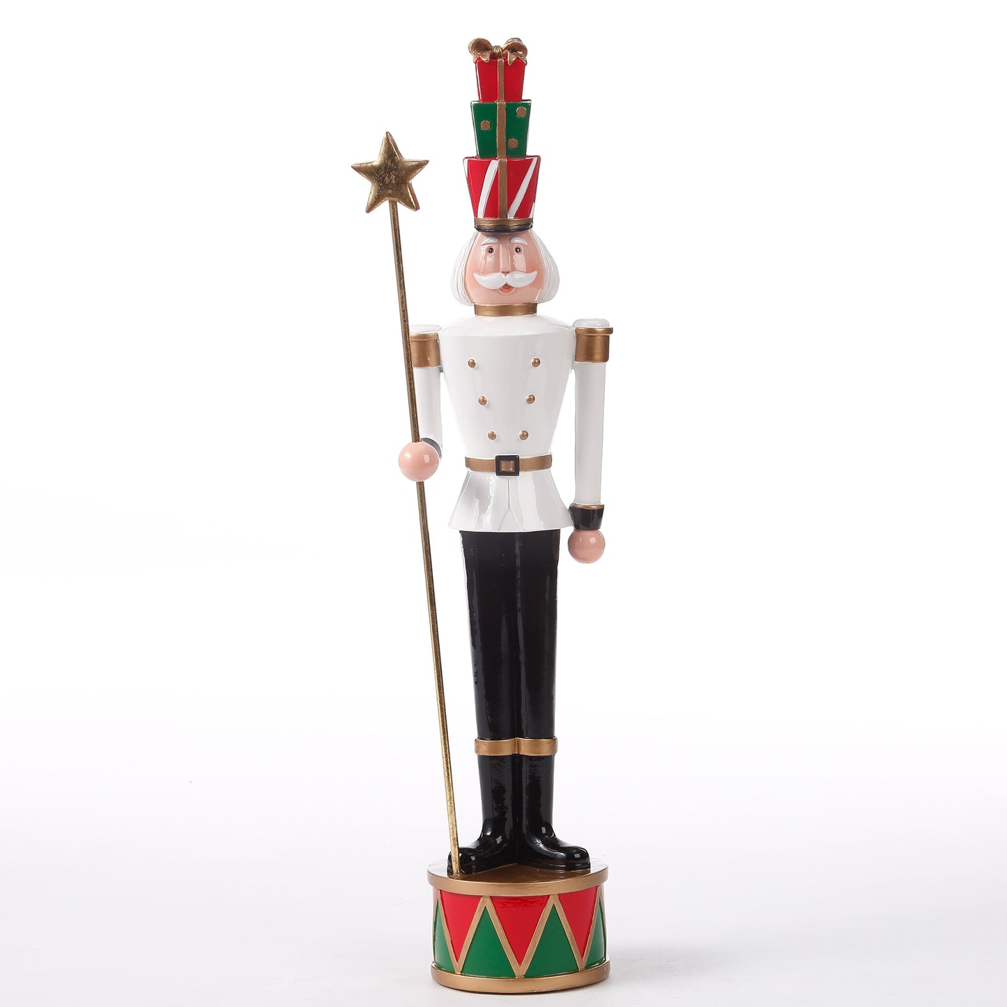 XR13329 RESIN NUTCRACKER w/STAR 18"