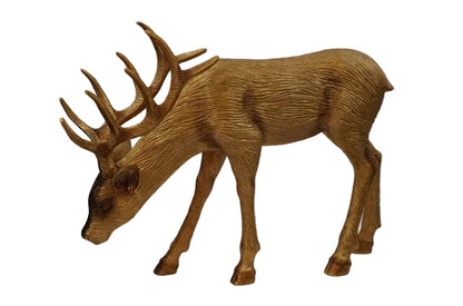 XR13382 RESIN HEAD DOWN REINDEER 48.5"