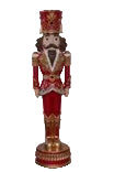 XR13391 RESIN NUTCRACKER w/MUSIC/LED ON STD 6'