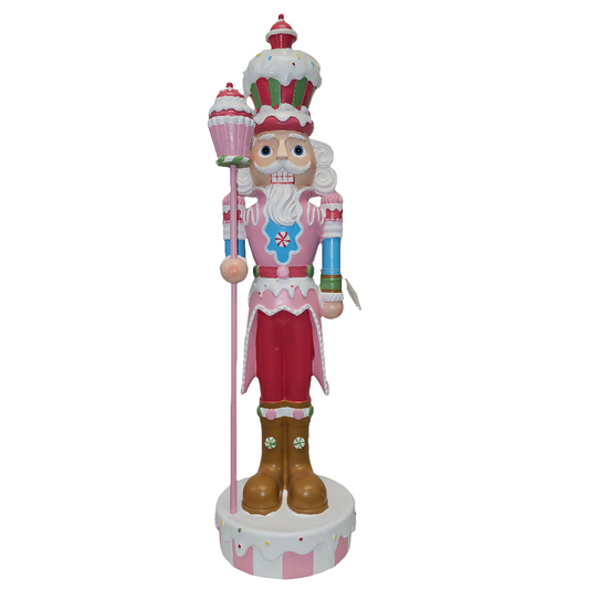 XR13124 RESIN NUTCRACKER w/CUPCAE 24"