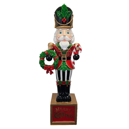 XM12385 RESIN NUTCRACKER ON BASE 48.75"